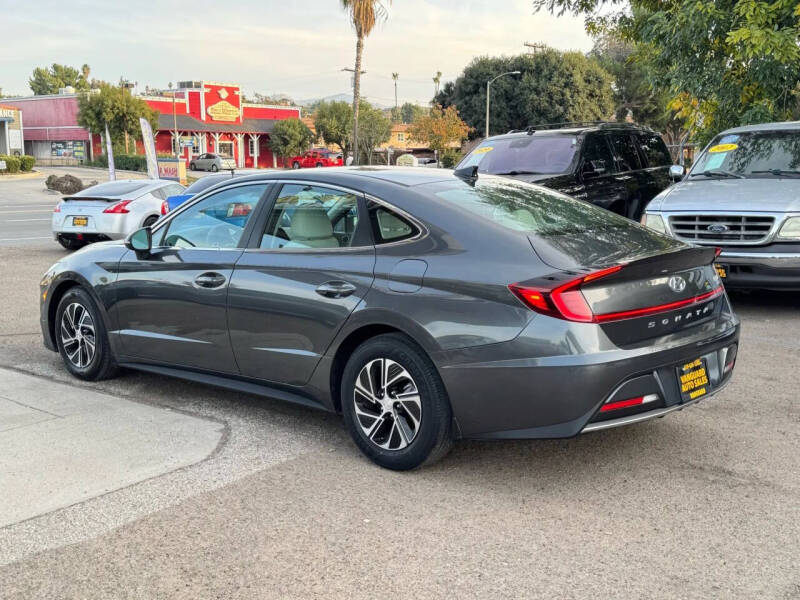 2021 Hyundai Sonata Hybrid Blue