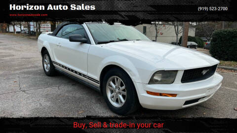 2007 Ford Mustang for sale at Horizon Auto Sales in Raleigh NC