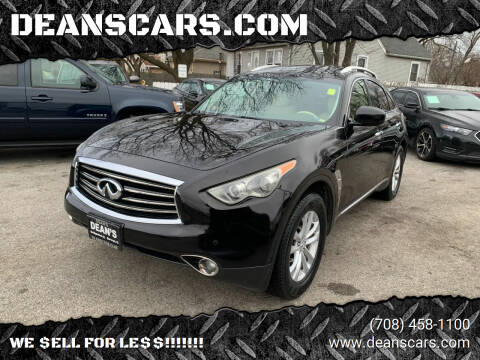 2012 Infiniti FX35 for sale at DEANSCARS.COM in Bridgeview IL