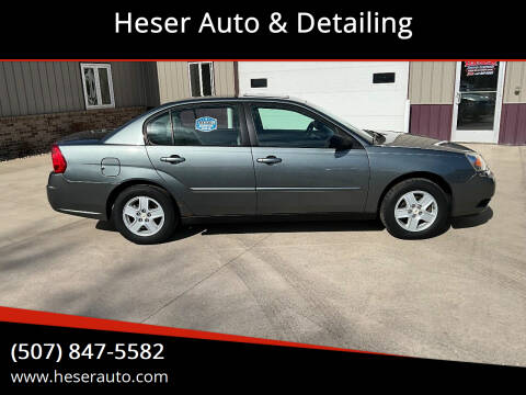 2005 Chevrolet Malibu for sale at Heser Auto & Detailing in Jackson MN
