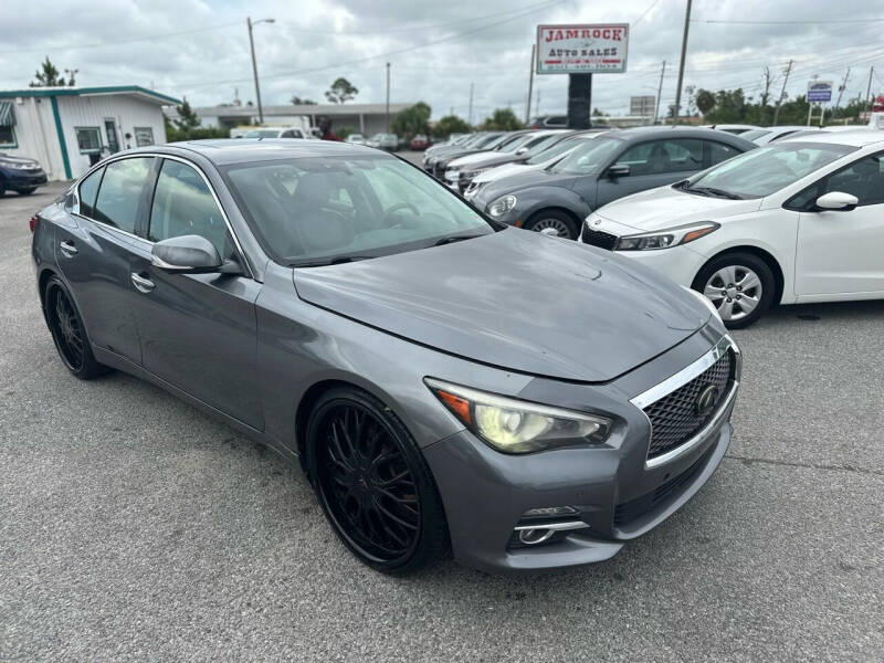 2015 Infiniti Q50 for sale at Jamrock Auto Sales of Panama City in Panama City FL
