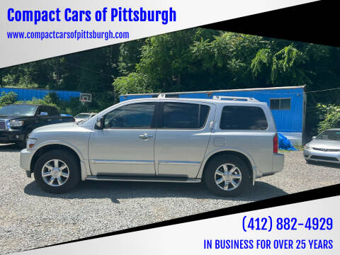2005 Infiniti QX56 for sale at Compact Cars of Pittsburgh in Pittsburgh PA