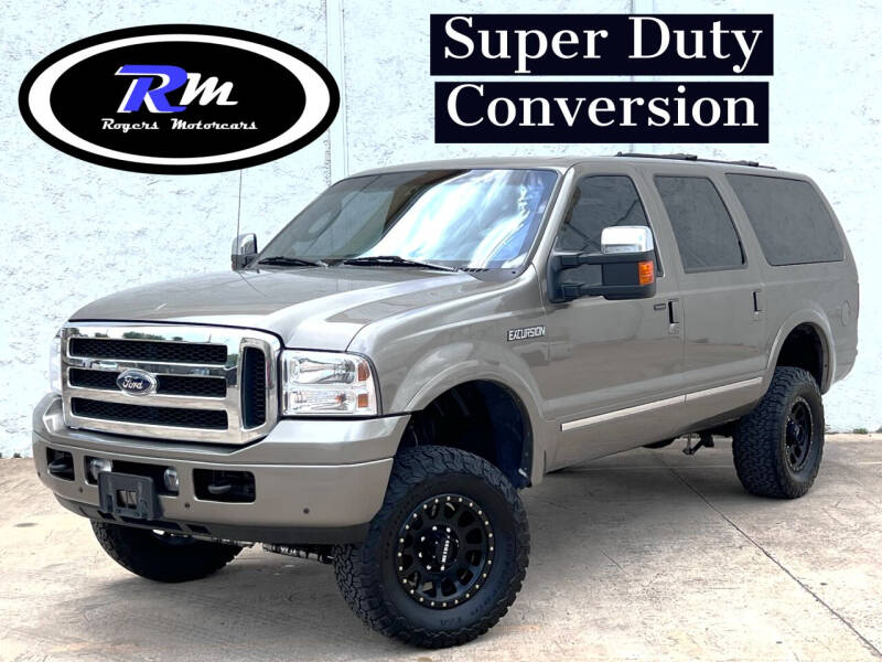 2005 Ford Excursion for sale at ROGERS MOTORCARS in Houston TX