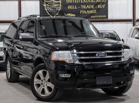 2015 Ford Expedition EL for sale at United Exotic Auto in Houston TX