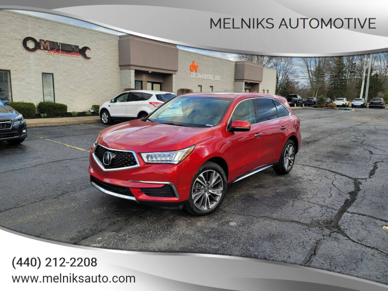 2019 Acura MDX for sale at Melniks Automotive in Berea OH
