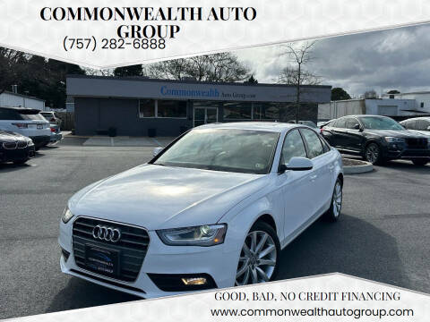 2013 Audi A4 for sale at Commonwealth Auto Group in Virginia Beach VA