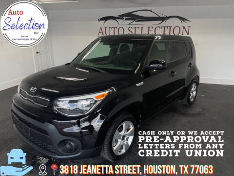 2017 Kia Soul for sale at Auto Selection Inc. in Houston TX