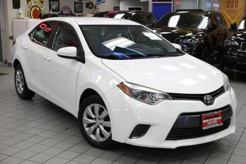 2016 Toyota Corolla for sale at Windy City Motors in Chicago IL