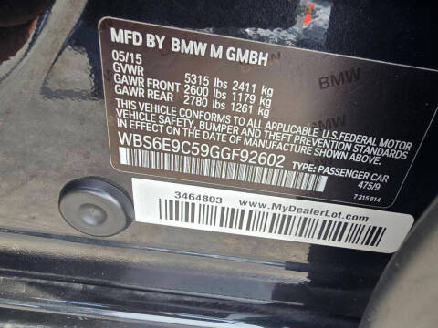 2016 BMW M6 Gran Coupe