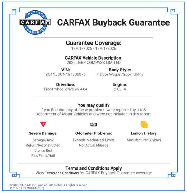 2025 Jeep Compass Limited