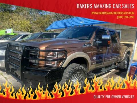 2011 Ford F-250 Super Duty for sale at Bakers Amazing Car Sales in Jacksonville FL