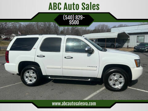 2008 Chevrolet Tahoe for sale at ABC Auto Sales in Culpeper VA
