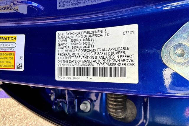 2021 Honda Accord Sport