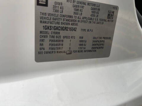 2016 GMC Yukon XL SLT