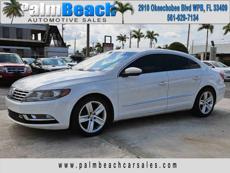 2013 Volkswagen CC for sale at Palm Beach Automotive Sales in West Palm Beach FL