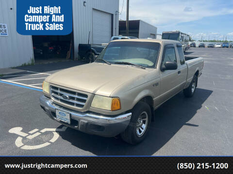 2002 Ford Ranger for sale at Just Right Camper And Truck Sales in Panama City FL
