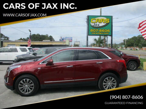 2018 Cadillac XT5 for sale at CARS OF JAX INC. in Jacksonville FL