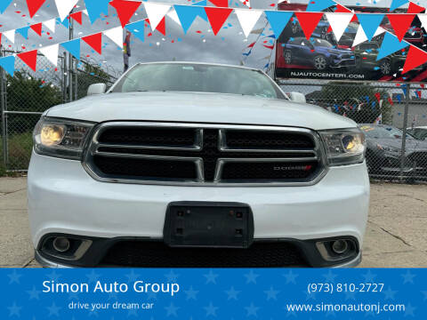 2015 Dodge Durango for sale at SIMON AUTO GROUP LLC in Newark NJ