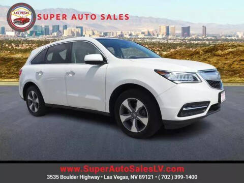 2014 Acura MDX for sale at Super Auto Sales in Las Vegas NV