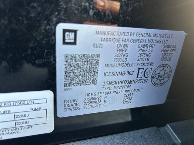 2021 Chevrolet Tahoe RST