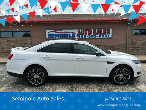 2015 Ford Taurus for sale at Seminole Auto Sales in Seminole OK