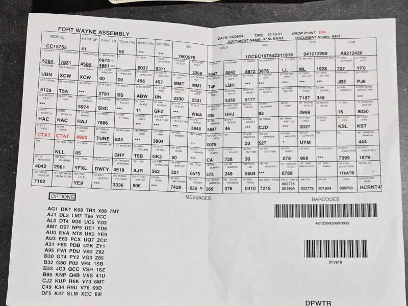 2004 Chevrolet Silverado 1500