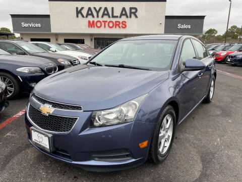 2014 Chevrolet Cruze for sale at KAYALAR MOTORS in Houston TX