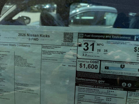2026 Nissan Kicks S
