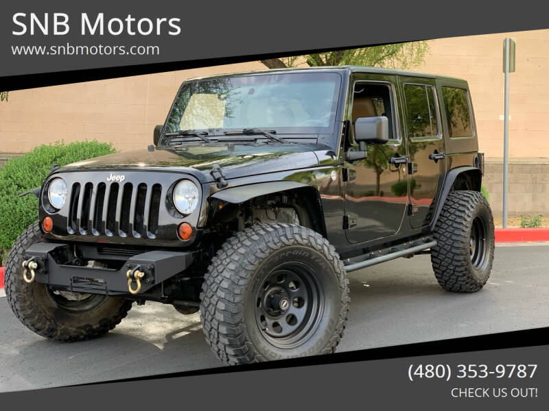 2011 Jeep Wrangler Unlimited for sale at SNB Motors in Mesa AZ