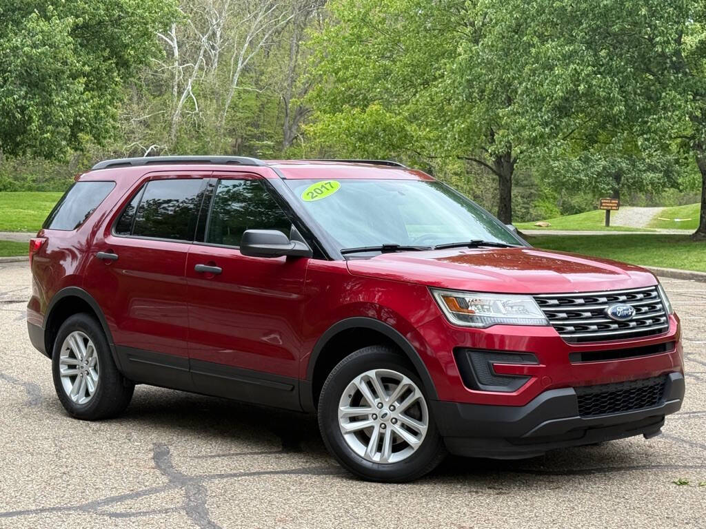 Red 2017 Ford Explorer Base AWD Base 4dr SUV 1