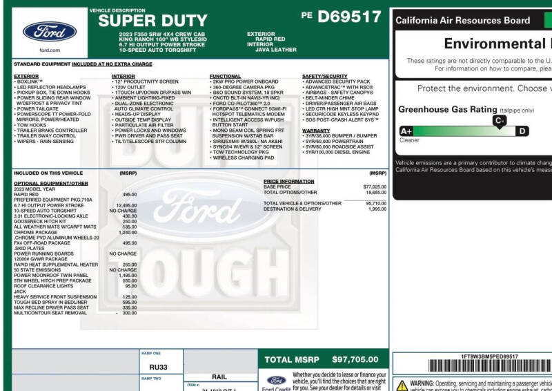 2023 Ford F-350 Super Duty
