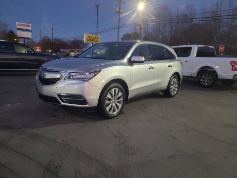 2015 Acura MDX for sale at TR MOTORS in Gastonia NC
