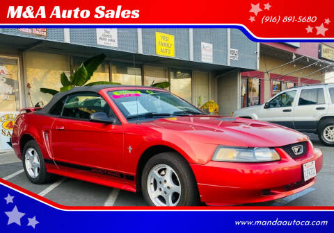 2002 Ford Mustang for sale at M&A Auto Sales in Sacramento CA