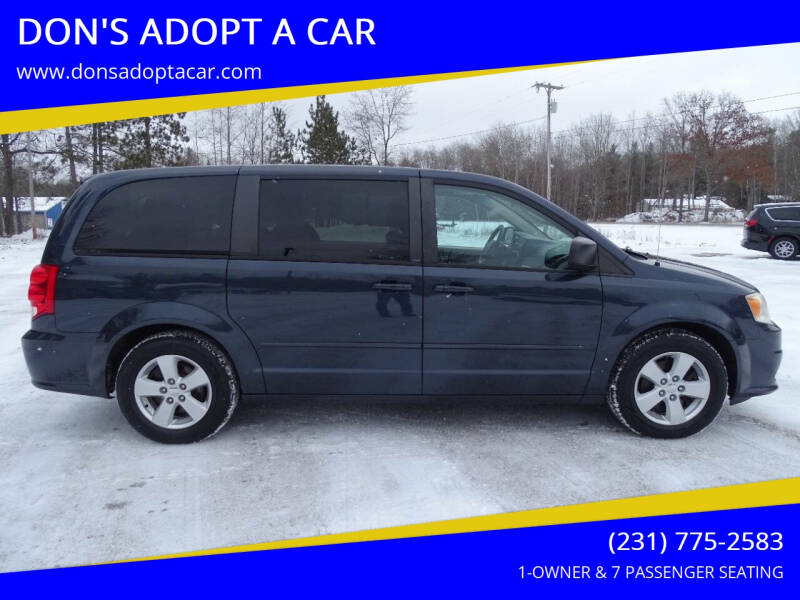 2013 Dodge Grand Caravan for sale at DON'S ADOPT A CAR in Cadillac MI