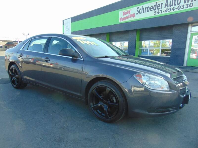 2010 Chevrolet Malibu for sale at Schroeder Auto Wholesale in Medford OR