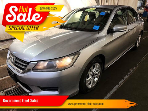 2015 Honda Accord for sale at Government Fleet Sales in Kansas City MO