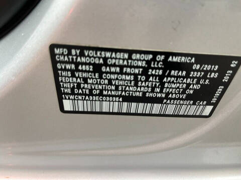 2014 Volkswagen Passat 2.0L TDI SEL Premium