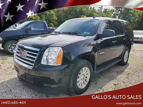2009 GMC Yukon for sale at Gallo's Auto Sales in North Bloomfield OH