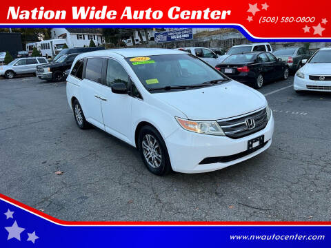 2012 Honda Odyssey for sale at Nation Wide Auto Center in Brockton MA