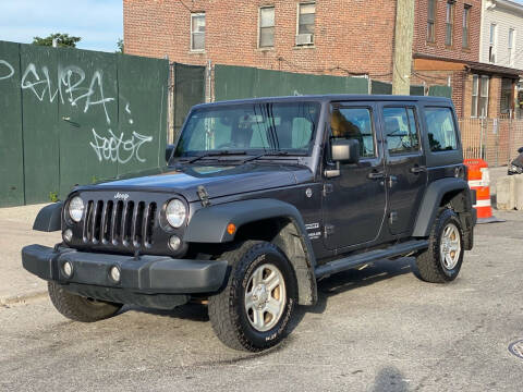 2016 Jeep Wrangler Unlimited for sale at B & A Auto Sales Inc. in Jamaica NY