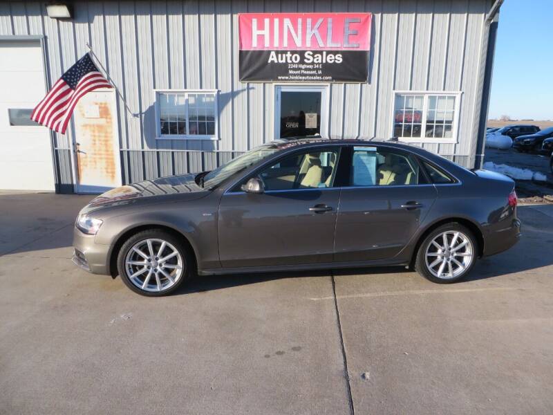 2014 Audi A4 for sale at Hinkle Auto Sales in Mount Pleasant IA