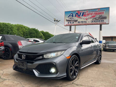 2017 Honda Civic for sale at ANF AUTO FINANCE in Houston TX