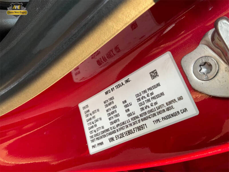 2020 Tesla Model 3 Long Range