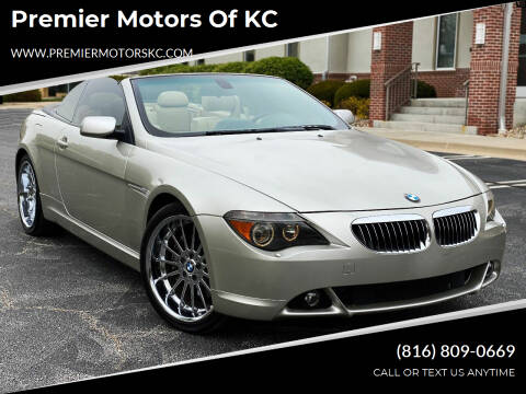 2004 BMW 6 Series for sale at Premier Motors of KC in Kansas City MO