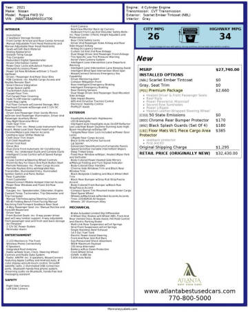 2021 Nissan Rogue SV