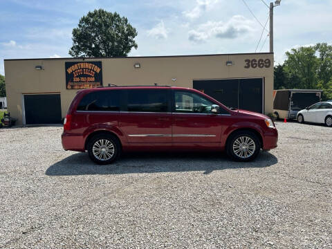 2015 Chrysler Town and Country for sale at Worthington Auto Sales in Wooster OH