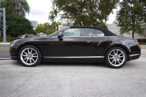 2013 Bentley Continental for sale at PERFORMANCE AUTO WHOLESALERS in Miami FL