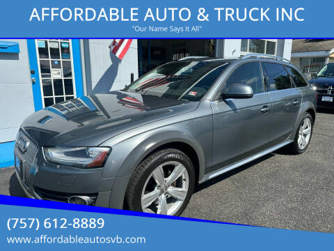 2014 Audi Allroad for sale at AFFORDABLE AUTO & TRUCK INC in Virginia Beach VA