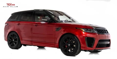 2019 Land Rover Range Rover Sport for sale at Texas Car Club in Houston TX