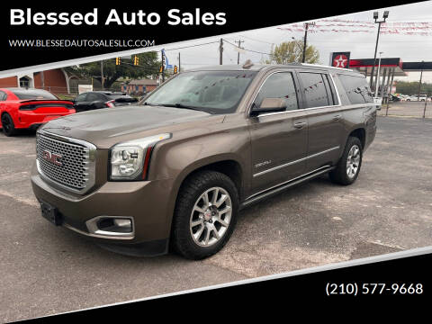 2016 GMC Yukon XL for sale at Blessed Auto Sales in San Antonio TX